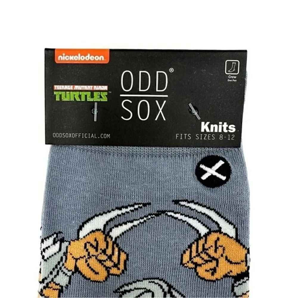 Odd Sox Shredder TMNT Teenage Mutant Ninja Turtles Crew Socks Large